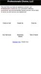 Mobile Screenshot of professionalschoicellc.com