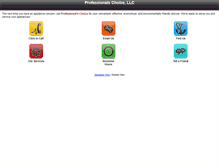 Tablet Screenshot of professionalschoicellc.com